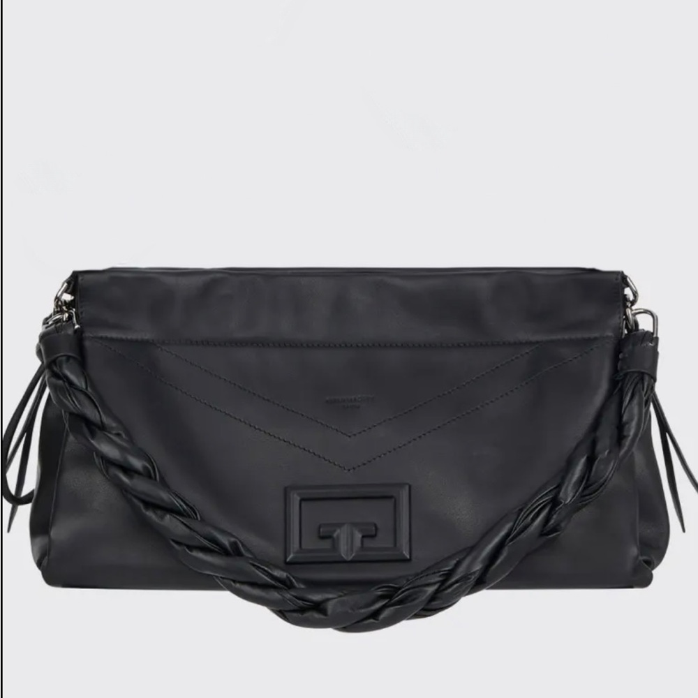 NWOT Givenchy ID93 Black Leather Shoulder Bag